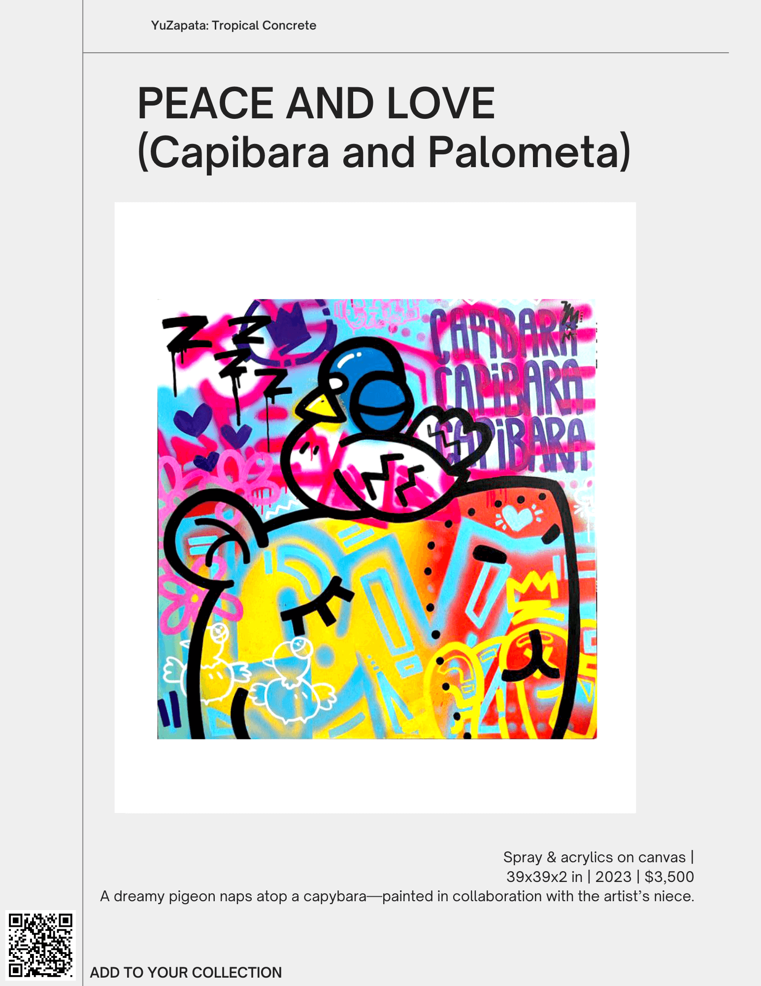 PEACE AND LOVE (Capibara and Palometa)