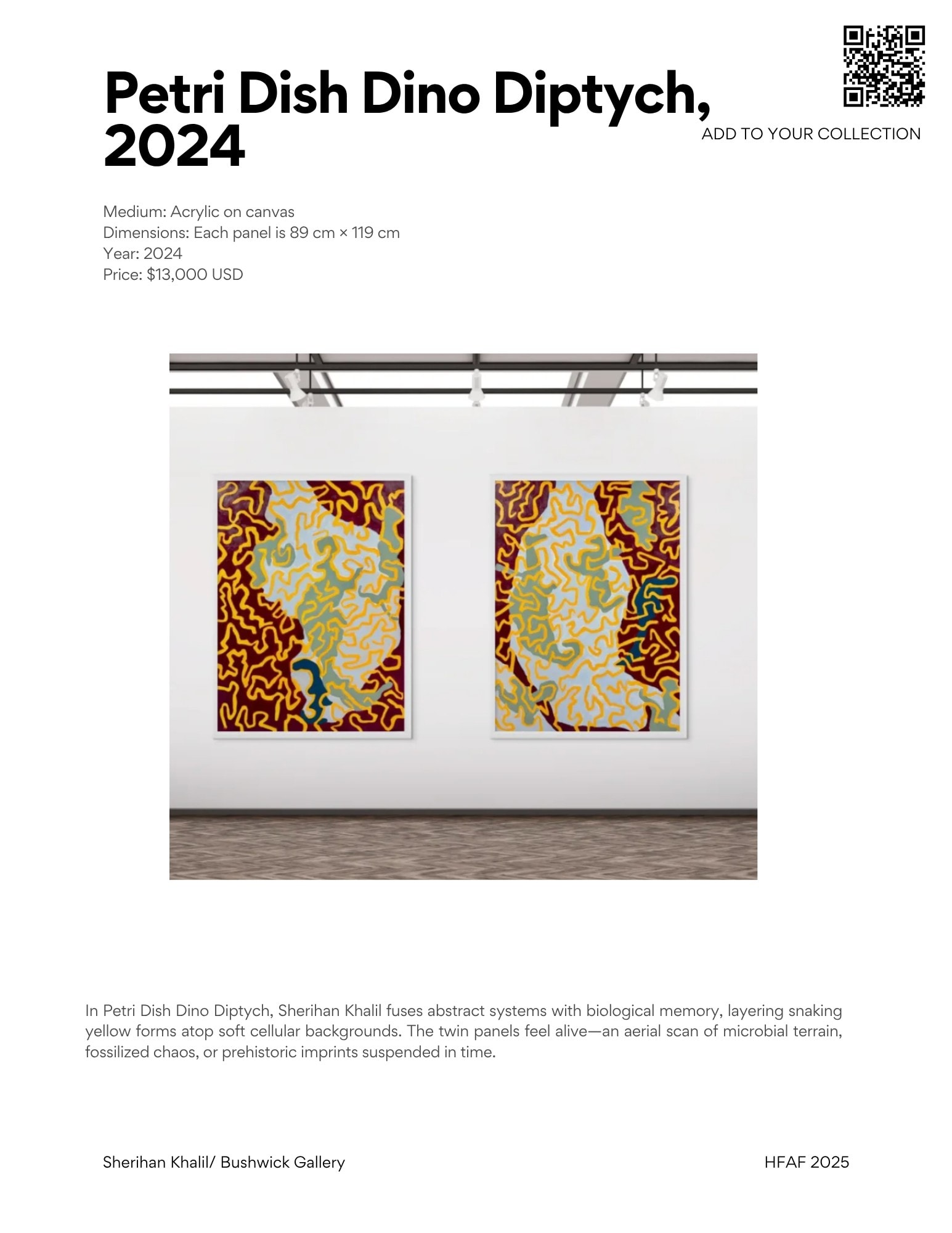 Petri Dish Dino (Diptych)