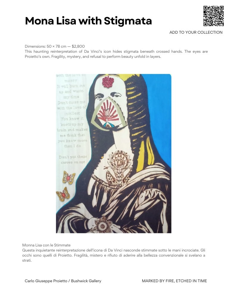 Mona Lisa with Stigmata